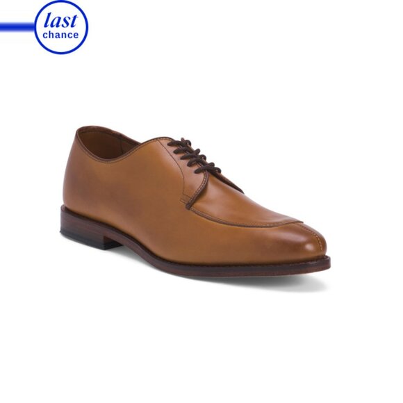 ALLEN EDMONDS Walnut Men's Leather Delray Dress Oxfords